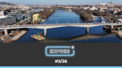 METROBUS EXPRES #3: Nový pražský most hledá jméno, nástup všemi dveřmi funguje a SŽ chybí peníze